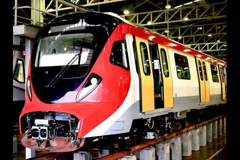 The livery for the trainsets was developed by French company MBD Technologies, and according to MRT Corp is intended to express ‘modernism and a sense of belonging to the city’ (Photo: MRT Corp).
